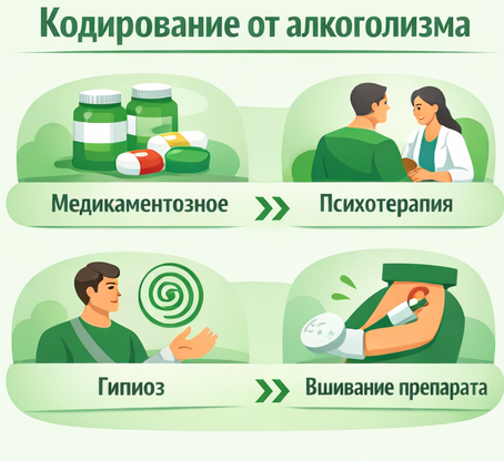 кодирование от алкоголизма в Щиграх Санати