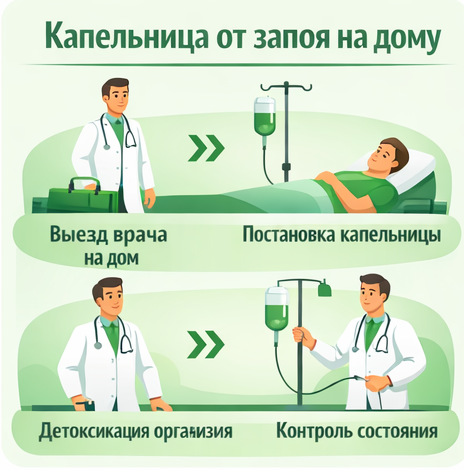 капельница от запоя в Щиграх в клинике Санати